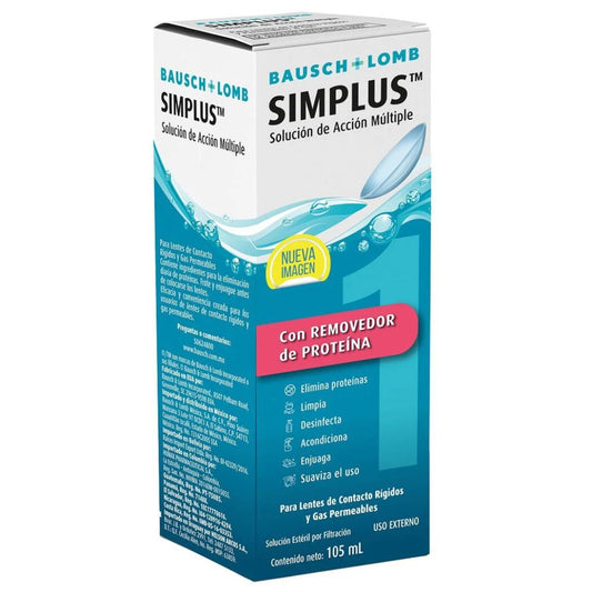 Simplus Solución de Acción Múltiple 105ml — Bausch+Lomb