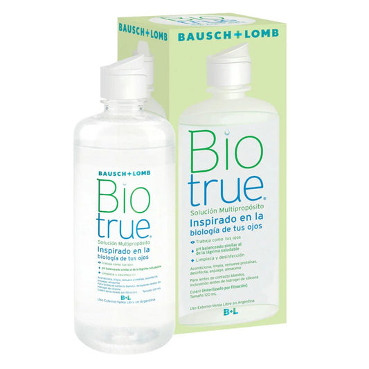 Biotrue Solución Multipropósito 120ml — Bausch+Lomb